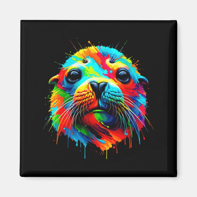 Imán Seal Sea Lion  (Frente)