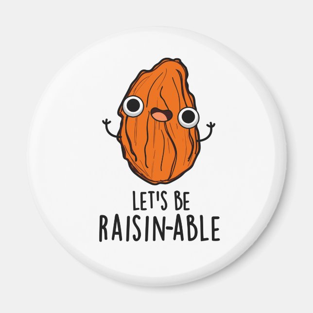 Imán Seamos divertidos Raisin Pun (Frente)