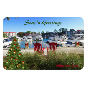 Imán Seas 'n Saludos Hilton Head SC Harbour Town
