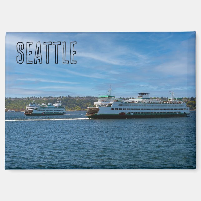Imán Seattle Ferries (Anverso)