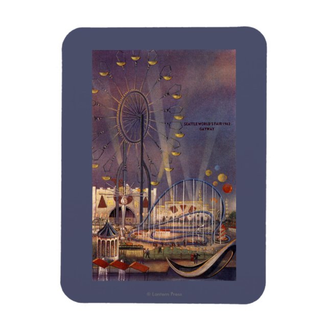 Imán Seattle, Poster de la Feria Mundial de Washington  (Vertical)