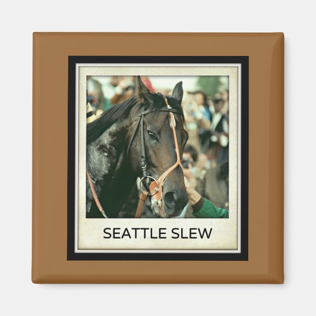Imán Seattle Slew Thoroughbred 1978 (Frente)