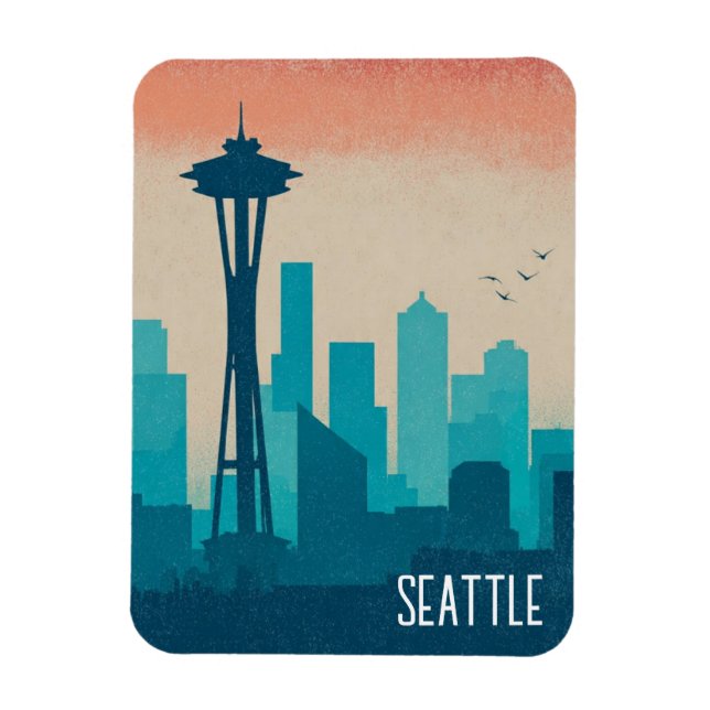 Imán Seattle Washington (Vertical)