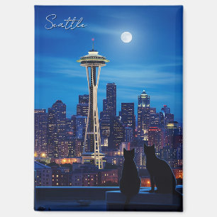 Imán Seattle Washington Night