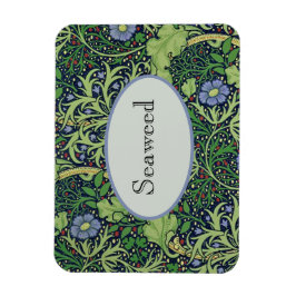Imán Seaweed art nouveau design by William Morris