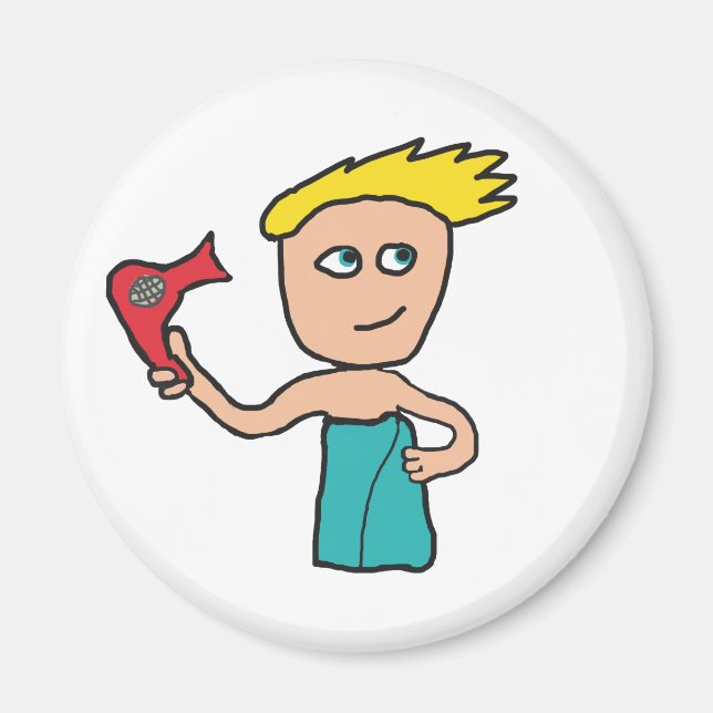 Imán Secado de pelo (Frente)