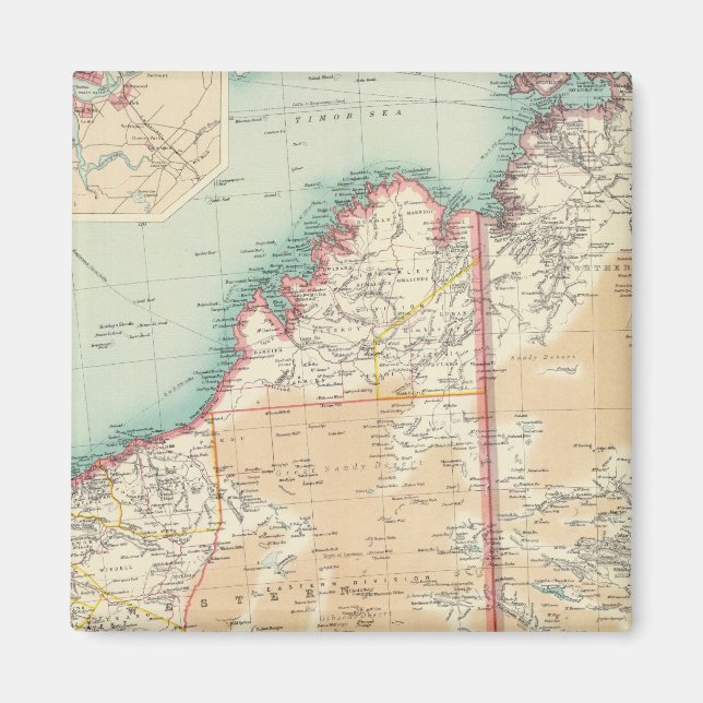 Imán Sección oeste de Australia (Frente)