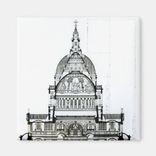 Imán Sección representativa de la catedral de San Pabl