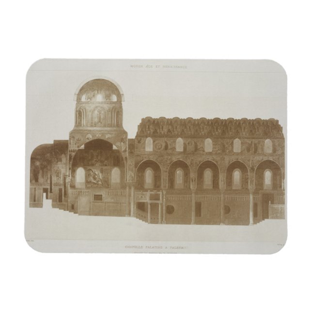 Imán Sección transversal de la Capilla Palatina, Palerm (Horizontal)