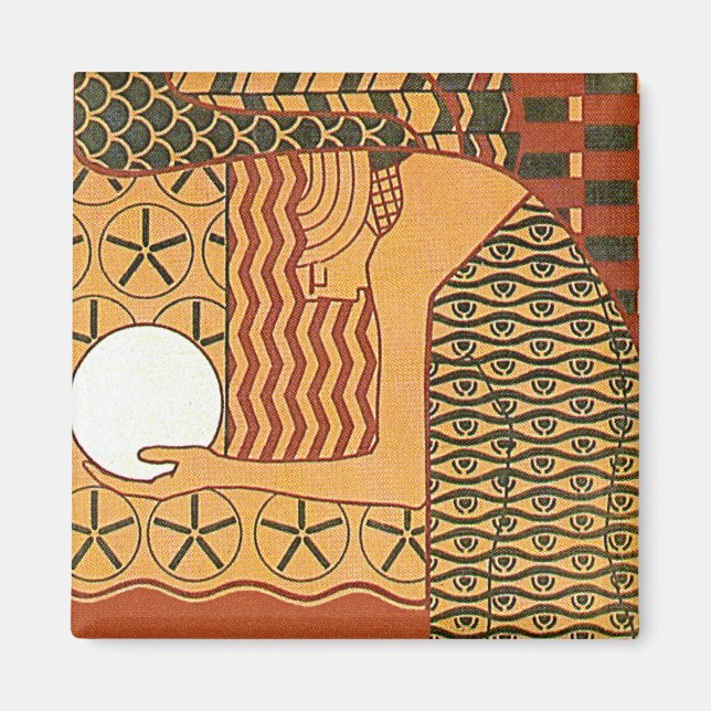 Imán Secesión Art -14ª Exhibición de Viena, 1902 (Frente)