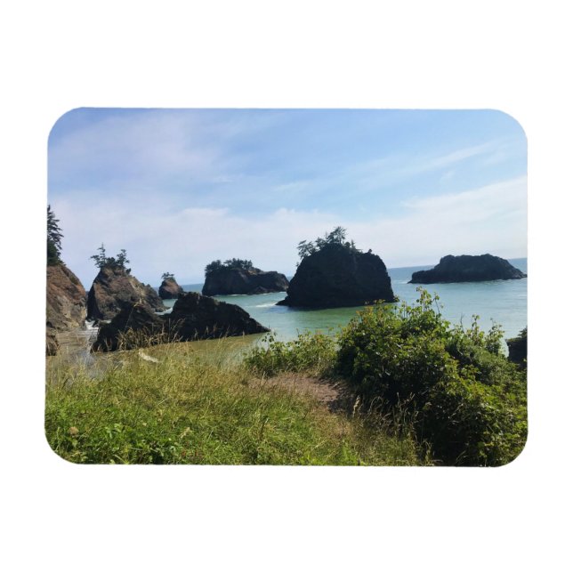Imán Secret Beach, Samuel H. Boardman, Oregon (Horizontal)