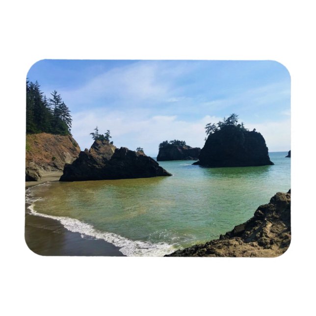 Imán Secret Beach, Samuel H. Boardman, Oregon (Horizontal)