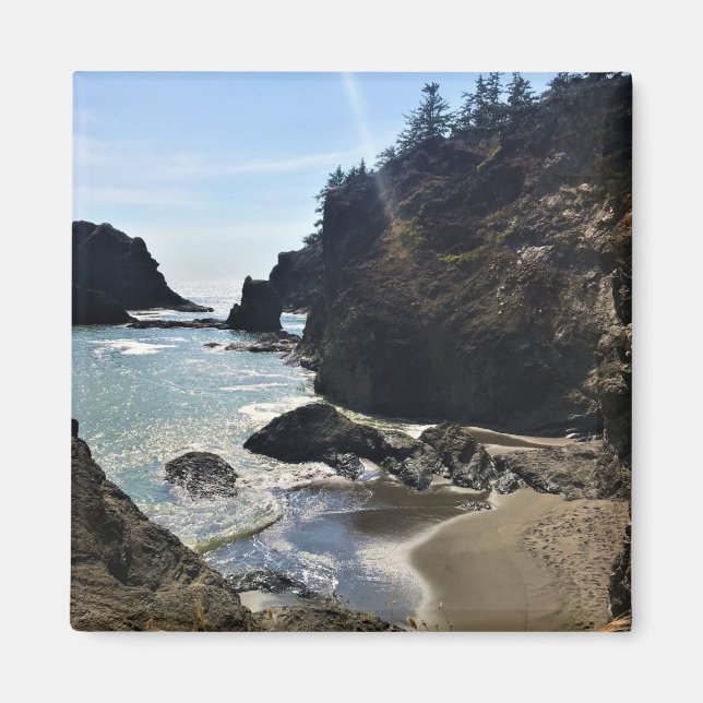 Imán Secret Beach, Samuel H. Boardman, Oregon (Frente)
