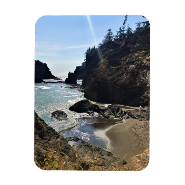 Imán Secret Beach, Samuel H. Boardman, Oregon (Vertical)
