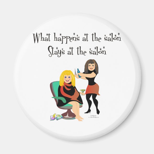 Imán Secretos de salón de belleza (Frente)