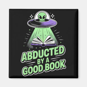 Imán Secuestrado por un buen libro divertido ovni alien