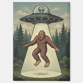 Imán Secuestro alienígena de Bigfoot Magnet