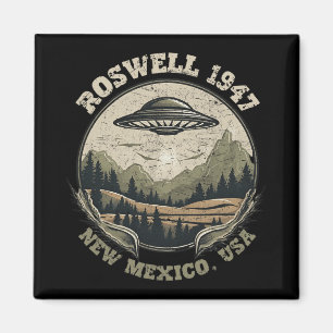 Imán Secuestro de Roswell 1947 Nuevo México Ufo Vintage