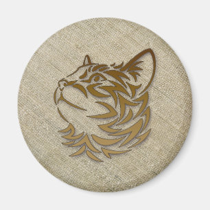 Imán seda cruda para gatos