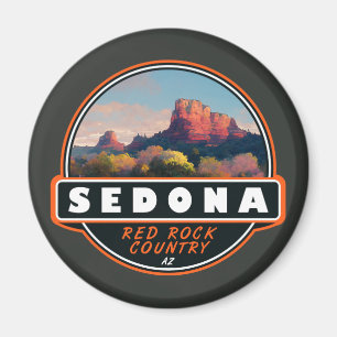 Imán Sedona Arizona Country de Roca Roja Emblema de Acu