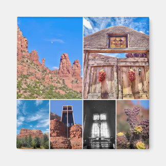 Imán Sedona Cactus Deert Scenes Magnet
