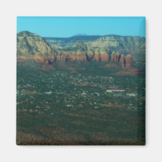 Imán Sedona y la roca de la olla de café desde arriba