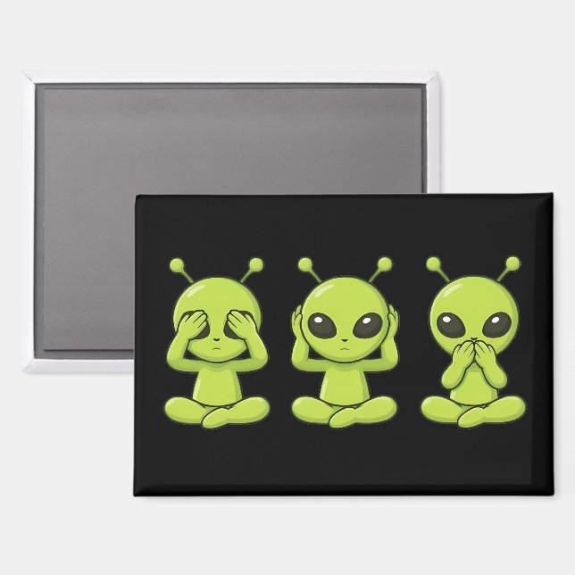 Imán See, Hear, Speak No Evil (Anverso/Reverso)