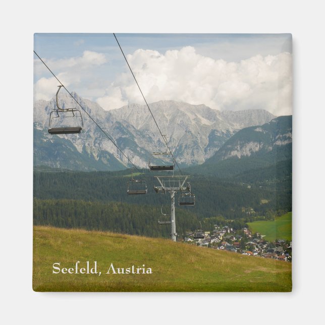 Imán Seefeld Austria Magnet (Frente)