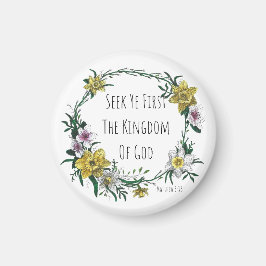 Imán Seek Ye First the Kingdom Magnet