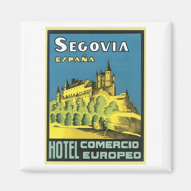 Imán Segovia Espana Hotel Comercio Europeo (Frente)