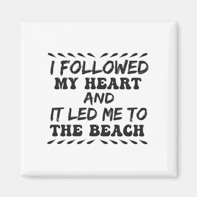 Imán Seguí mi corazón y me llevó a la playa (Frente)