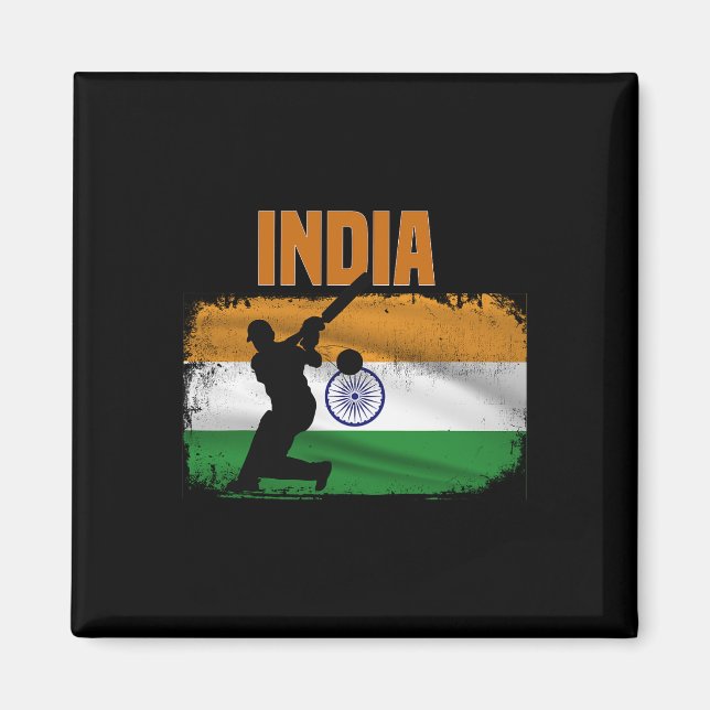 Imán Seguidores del críquet de la India Aficionados al  (Frente)