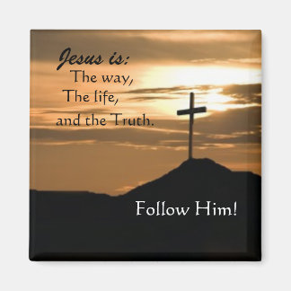 Imán Seguir a Jesús Magnet