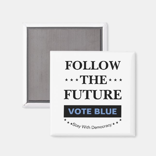 Imán Seguir el futuro (Anverso/Reverso)