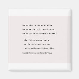 Imán Seguir Obedece Trust