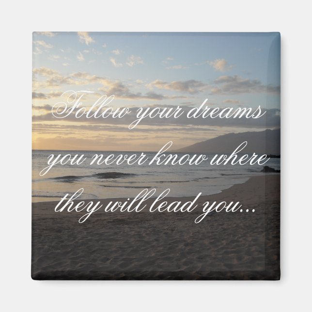 Imán Seguir tus sueños (Frente)