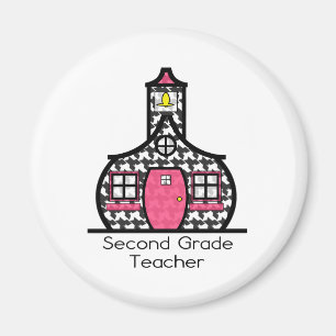 Imán Segunda escuela de Houndstooth del profesor del