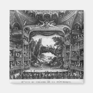 Imán Segunda vista del teatro de la Republique