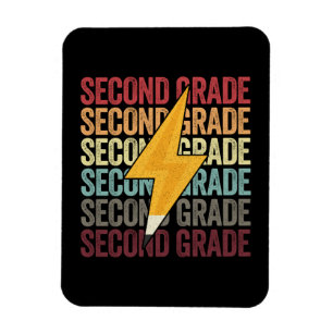 Imán Segundo Grado de Perno Relámpago Lápiz de 2º Grado