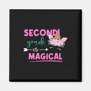 Imán Segundo Grado Es Unicornio Mágico Profesor De 2do