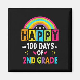 Imán Segundo Grado Feliz 100 Días De Maestros De Segund