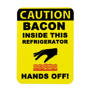 Imán Seguridad del refrigerador Bacon