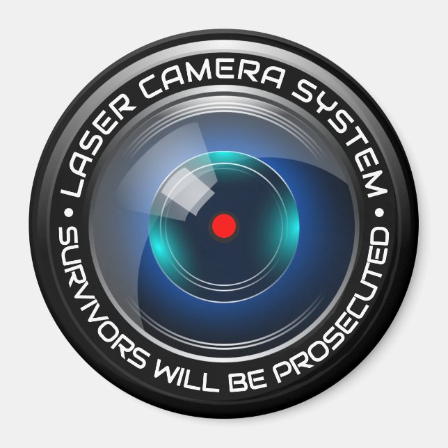 Imán Seguridad del sistema de vigilancia de cámaras lás (Frente)