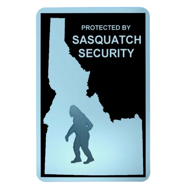 Imán Seguridad Sasquatch - Idaho (Vertical)