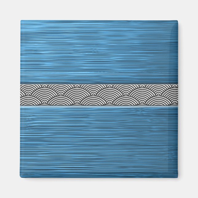 Imán seigai turquesa (Frente)