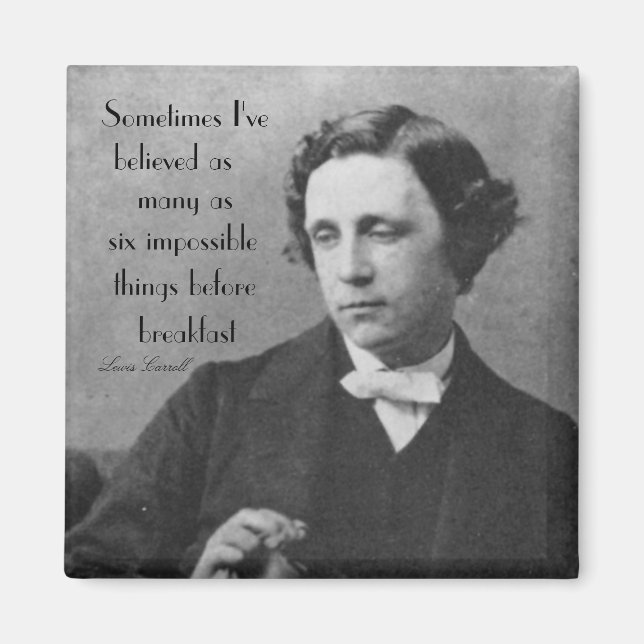 Imán Seis cosas imposibles imposibles (Frente)