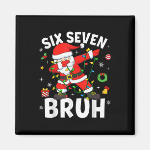 Imán Seis Siete 67 Generación Z Alpha Meme Bruh Navidad