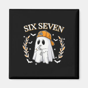 Imán Seis Siete 67 Meme Divertido Fantasma Halloween 6