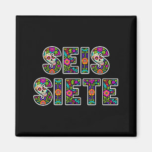 Imán Seis Siete 67 Seis Siete Meme Día De Los Muertos