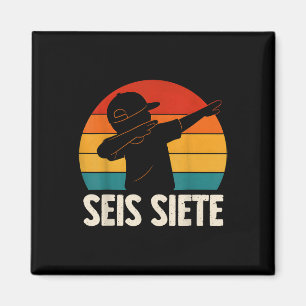 Imán Seis Siete español 67 niños chicos seis siete espa